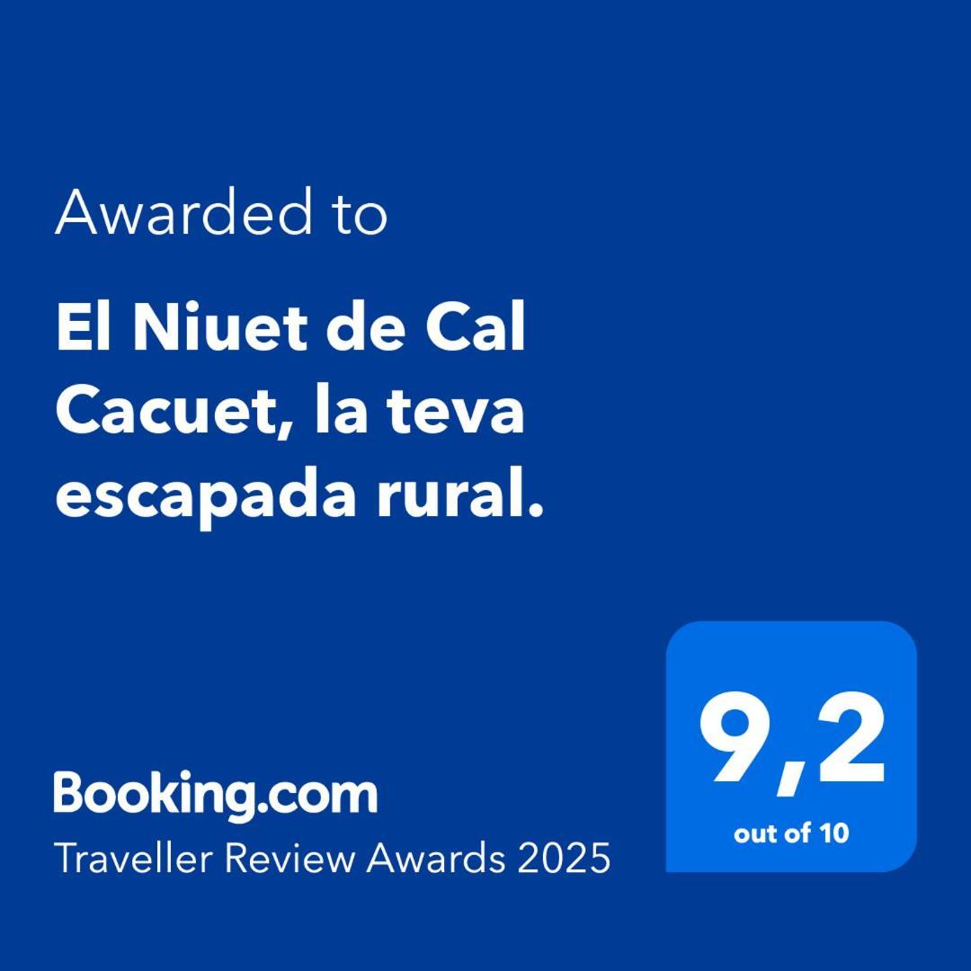 El Niuet De Cal Cacuet, La Teva Escapada Rural. Apartment Avia Bagian luar foto